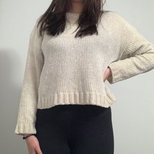 Pull&Bear Cream Sweater